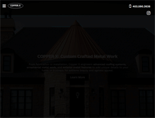 Tablet Screenshot of copperx.ca